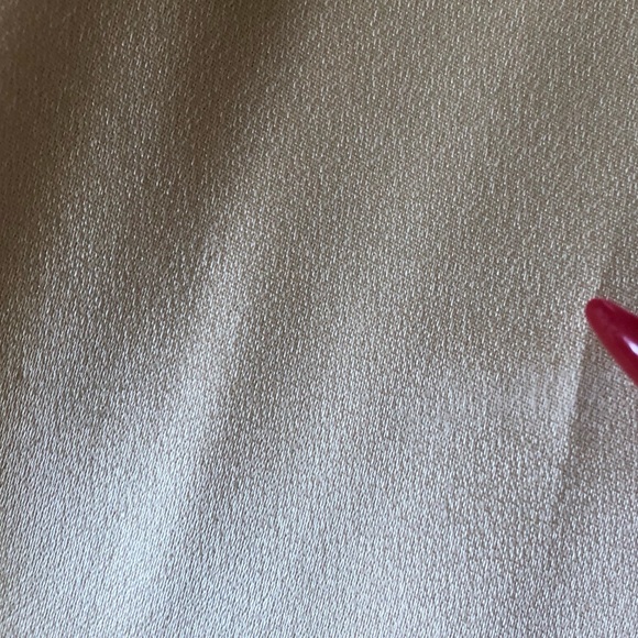 70s Vintage Peach Satin Gunne Wedding Dress - Picture 11 of 15